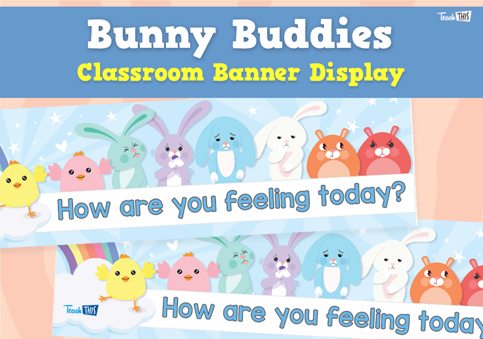 Buddy Bunnies - Classroom Banner
