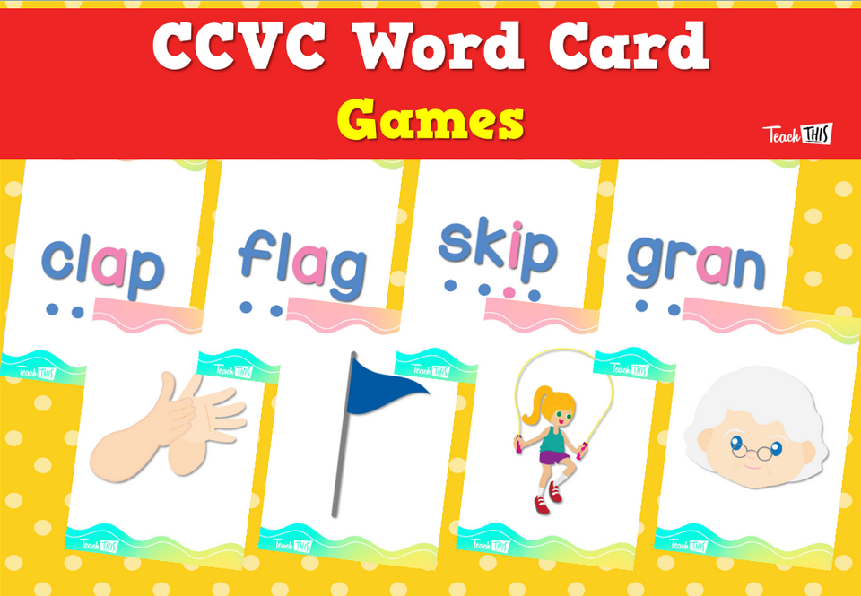 CCVC Word Card Games