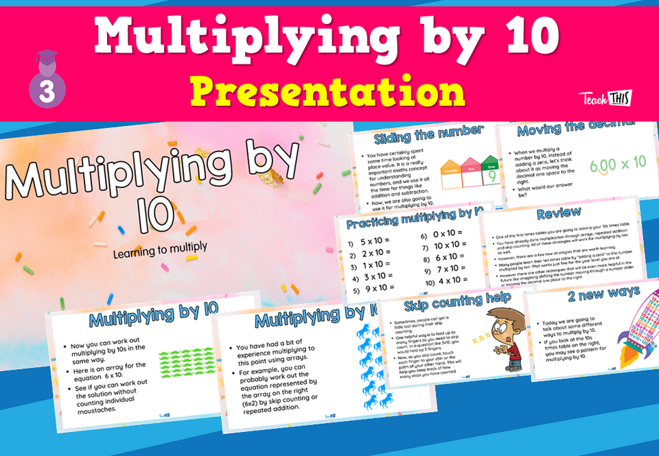 Multiplying by 10 - Presentation