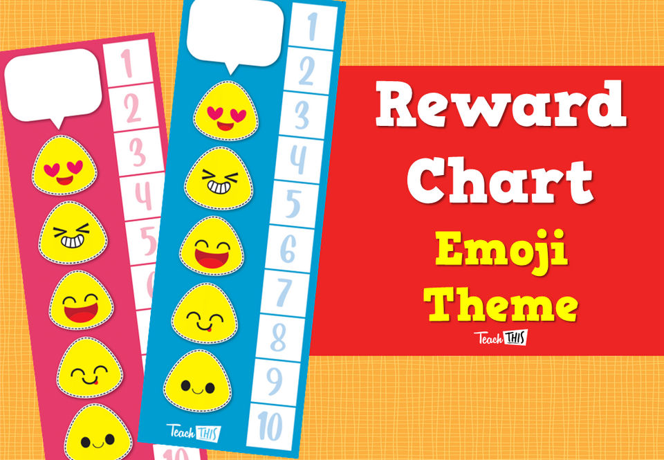Reward Chart - Emoji Theme