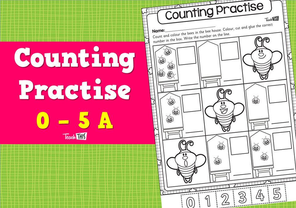 Counting Practise 0 - 5 A