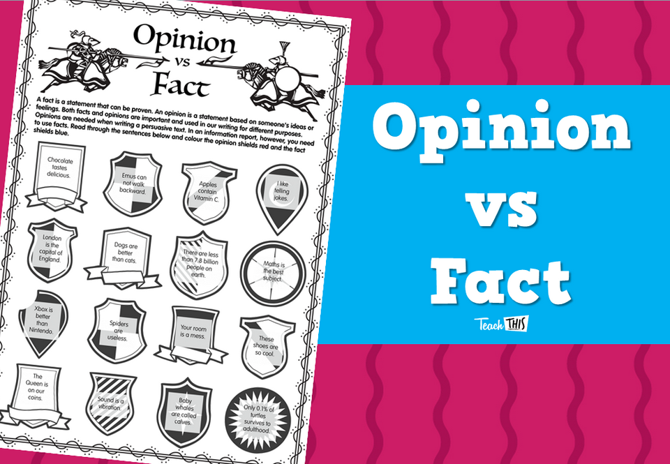 Opinion vs Fact