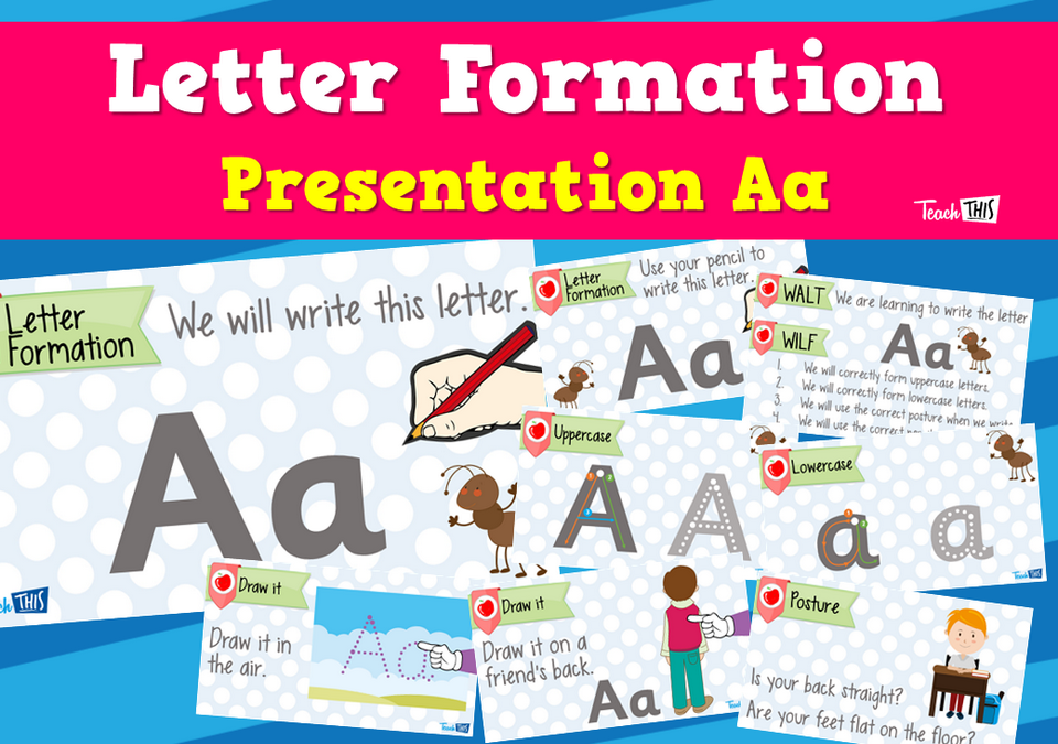Letter Formation Presentation Aa