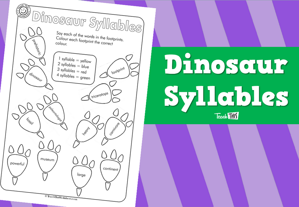 Dinosaur Syllables