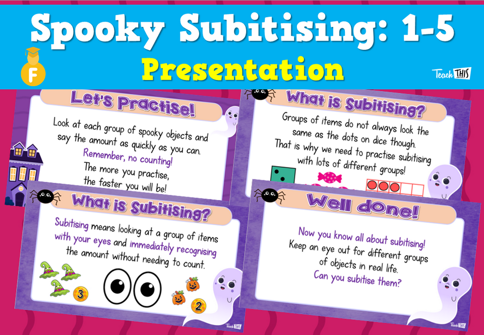 Spooky Subitising: 1-5 - Presentation