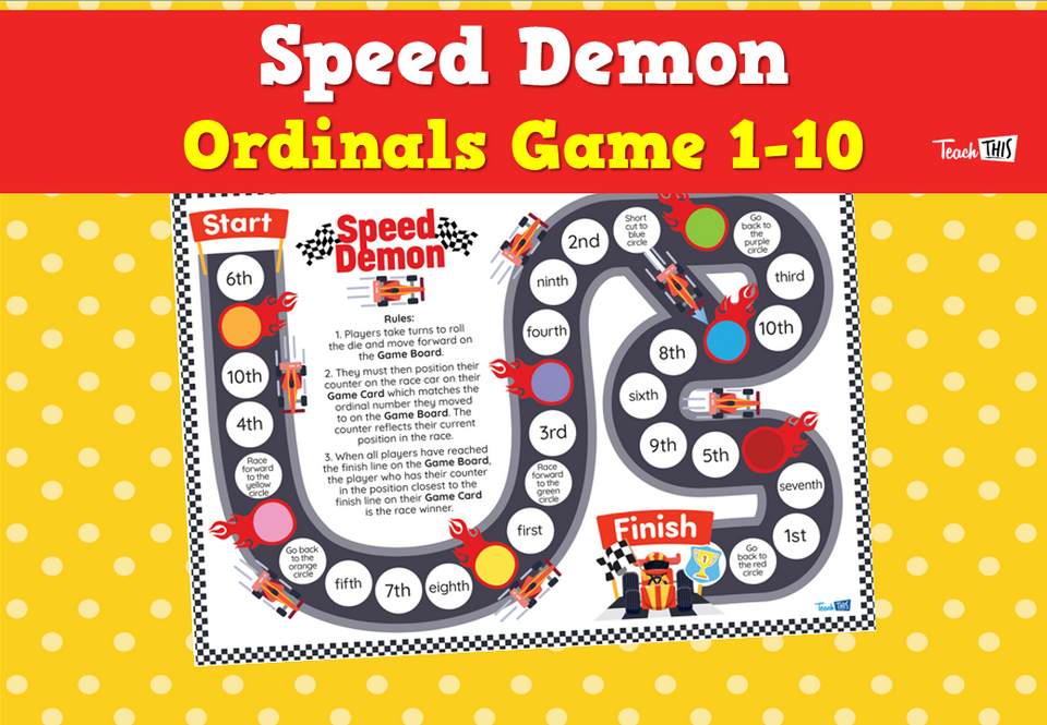 Speed Demon - Ordinals Game 1-10