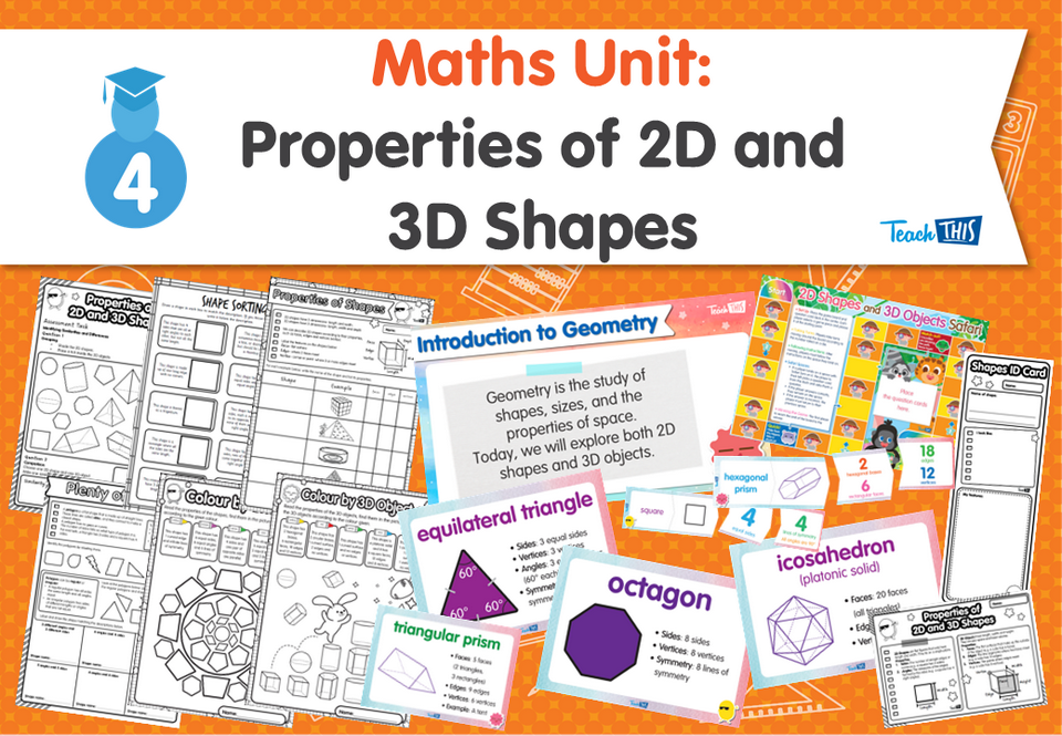 Maths Unit: Properties of 2D and 3D Shapes