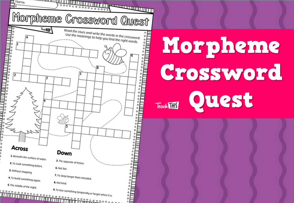 Morpheme Crossword Quest