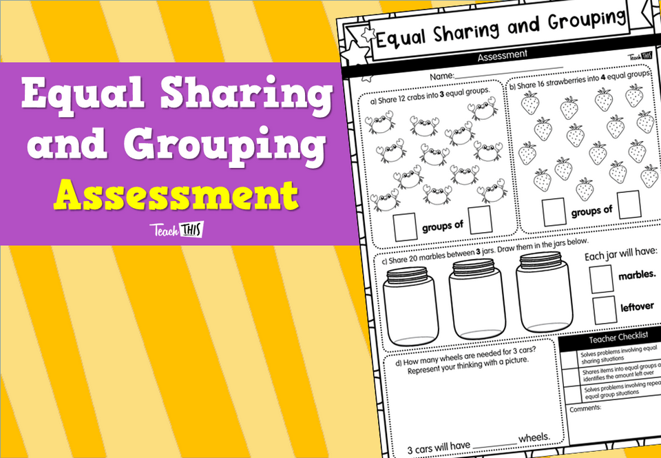 Equal Sharing and Grouping Assessment