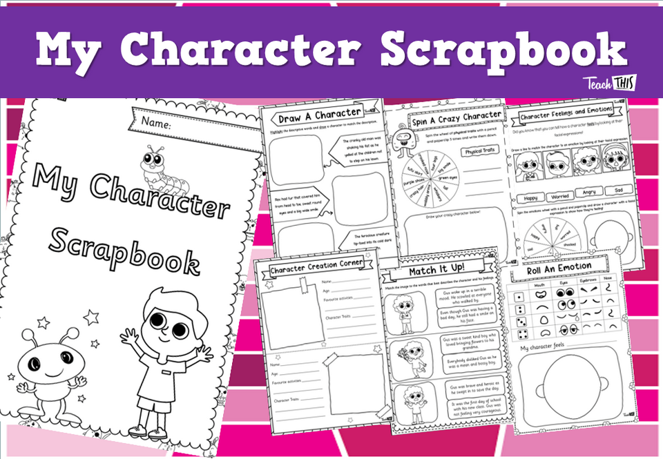 My Character Scrapbook