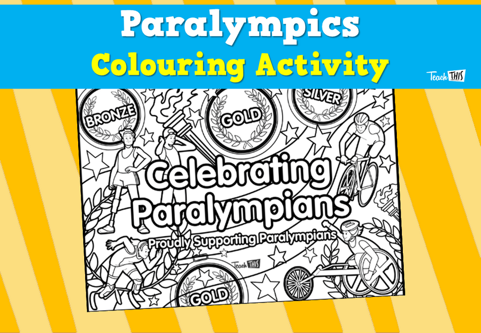 Paralympics Colouring Activity