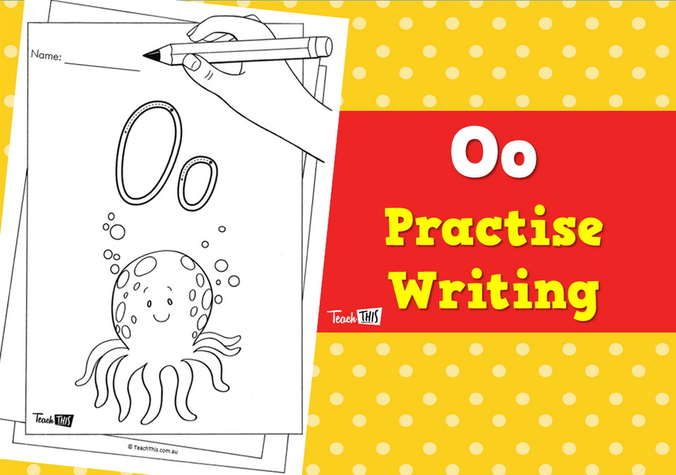 Oo - Practise Writing