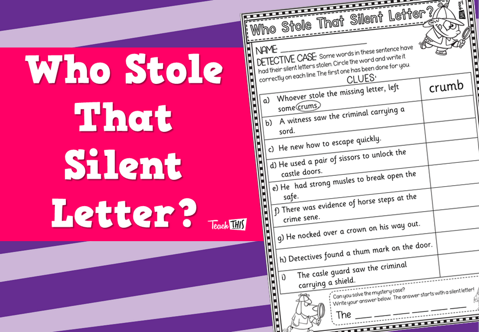 Who Stole That Silent Letter?