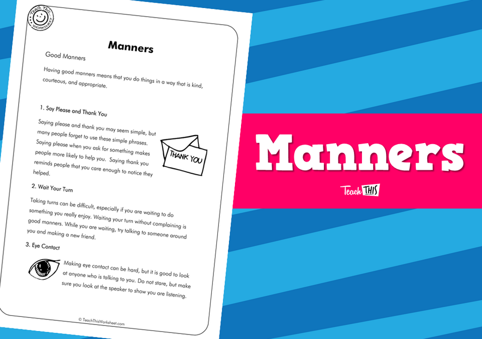 Manners (2pg)