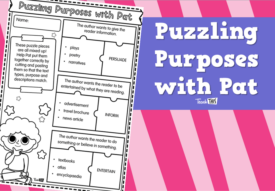 Puzzling Purposes with Pat