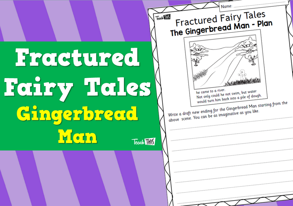 Fractured Fairy Tales - Gingerbread Man Activities