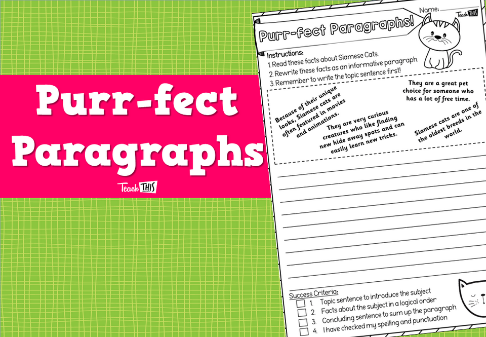 Purr-fect Paragraphs