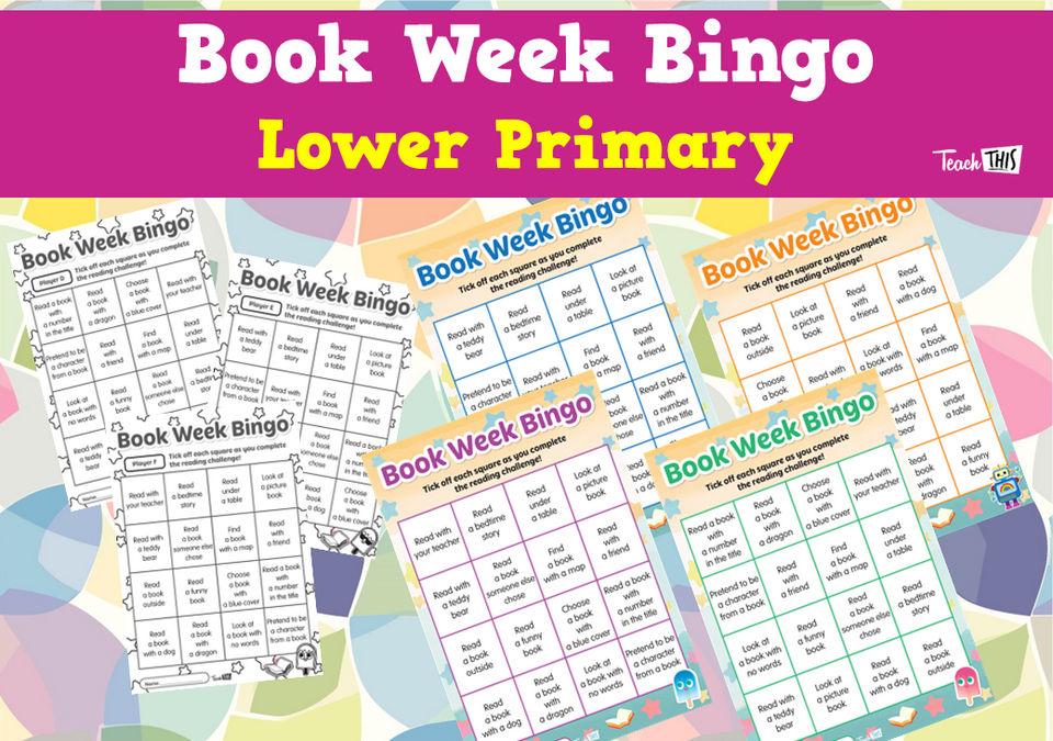 Book Week Bingo - Lower Primary