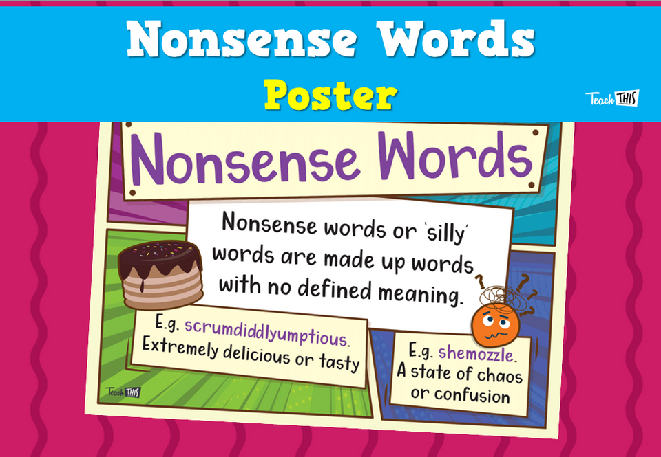Nonsense Words Poster
