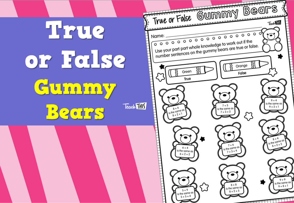 True or False Gummy Bears