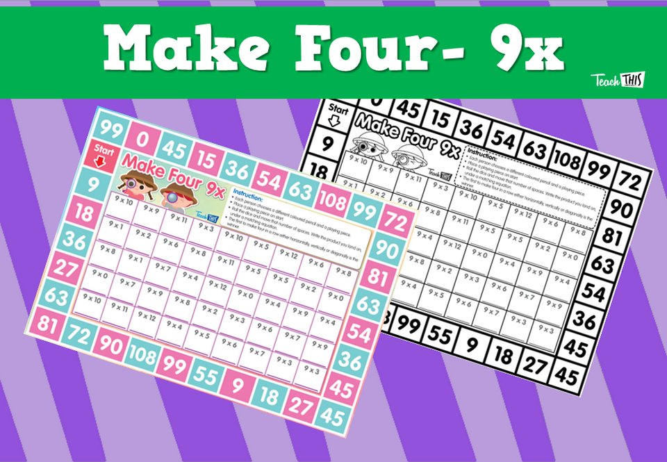 Make Four- 9x
