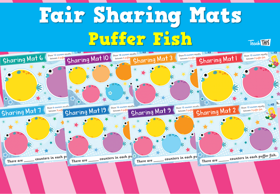 Fair Sharing Mats – Puffer Fish