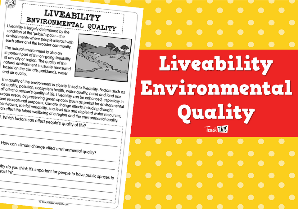 Liveability - Environmental Quality