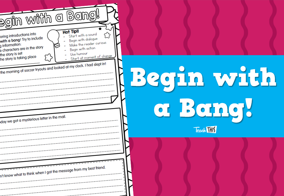 Begin with a Bang