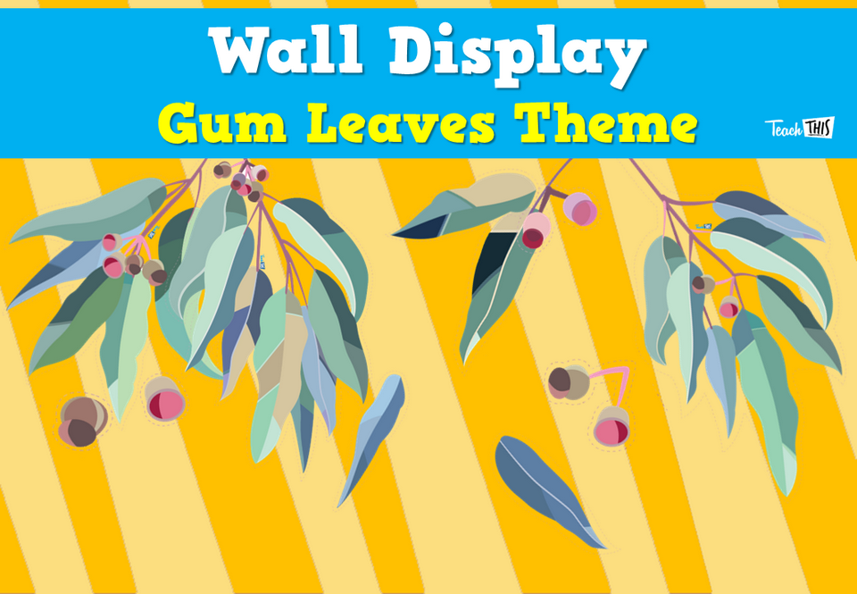 Wall Display - Gum Leaves Theme