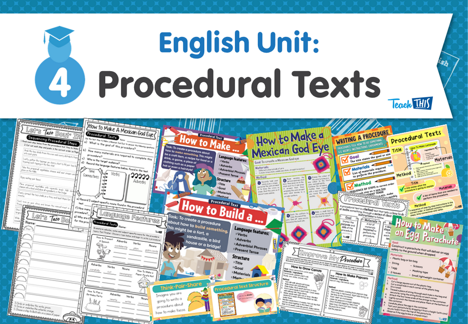 English Unit: Procedural Texts