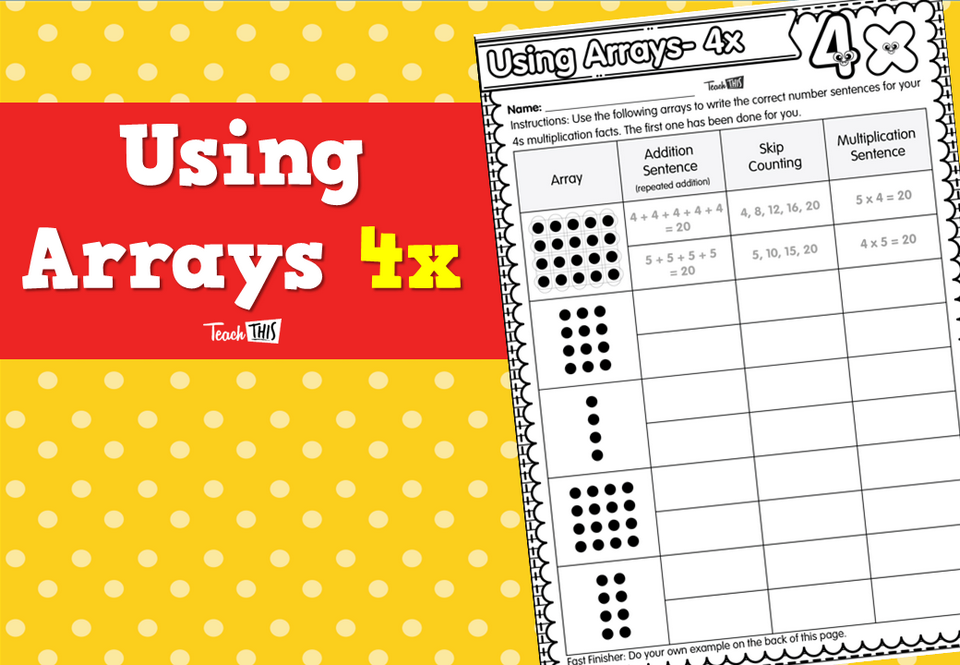Using Arrays- 4x