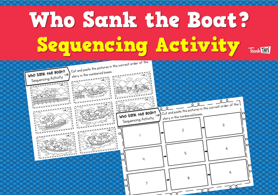 Who Sank the Boat? - Sequencing Activity