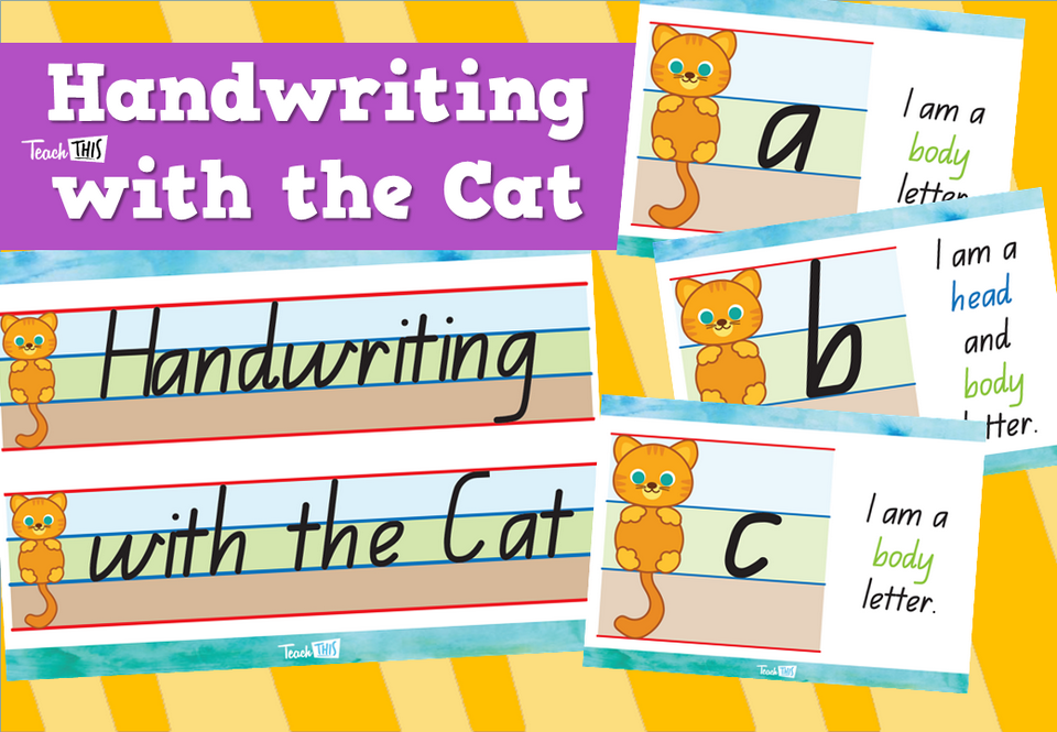 Handwriting with the Cat