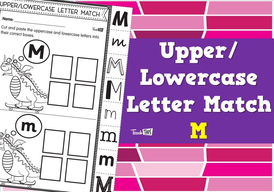 Upper/Lowercase Letter Match M