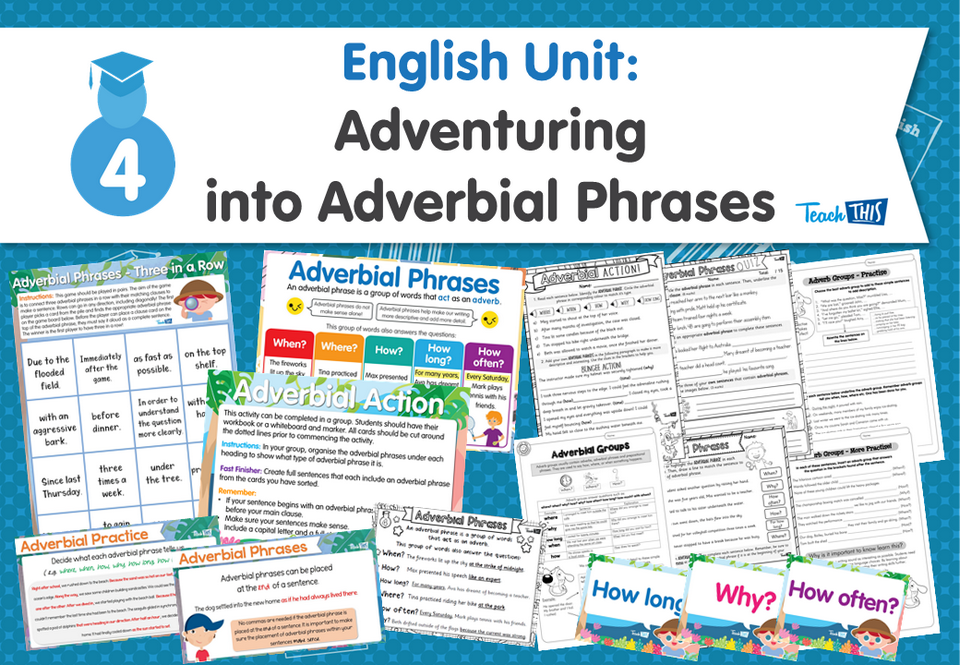 English Unit: Adventuring into Adverbial Phrases