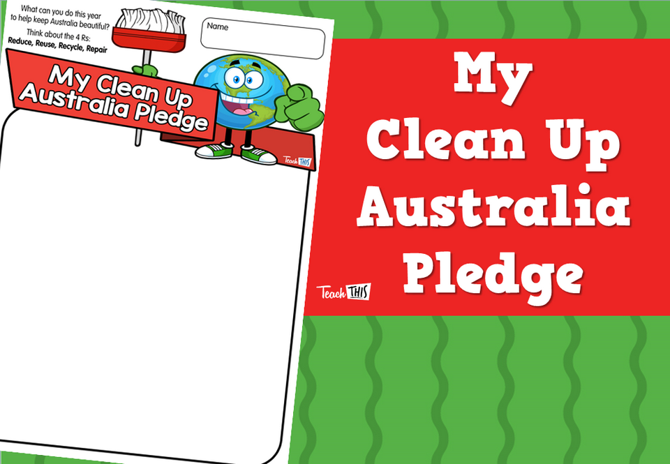 My Clean Up Australia Pledge