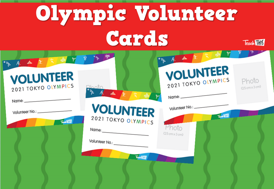 Olympic Volunteer Cards