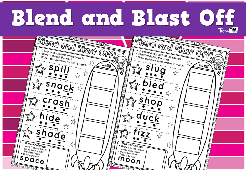 Blend and Blast Off!