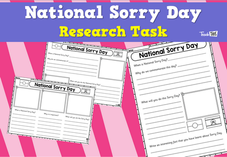 National Sorry Day Research Task