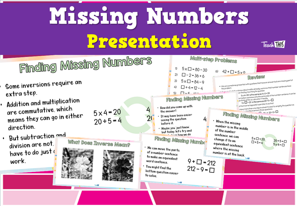 Missing Numbers - Presentation