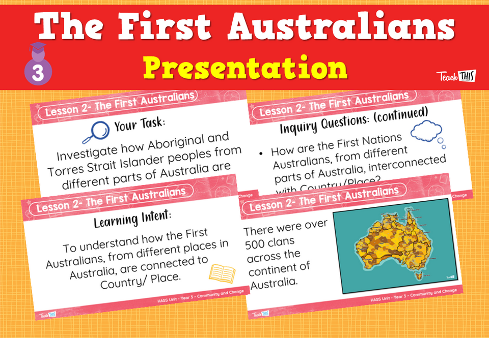 The First Australians - Presentation