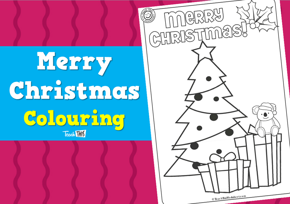 Merry Christmas Colouring