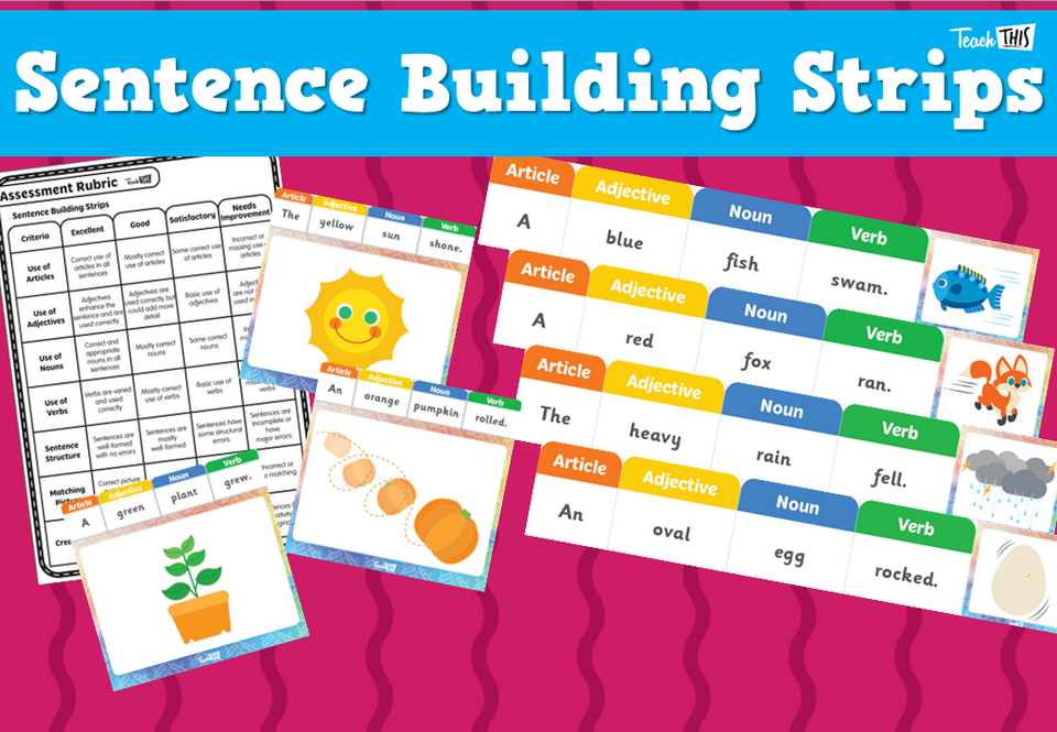 Sentence Building Strips