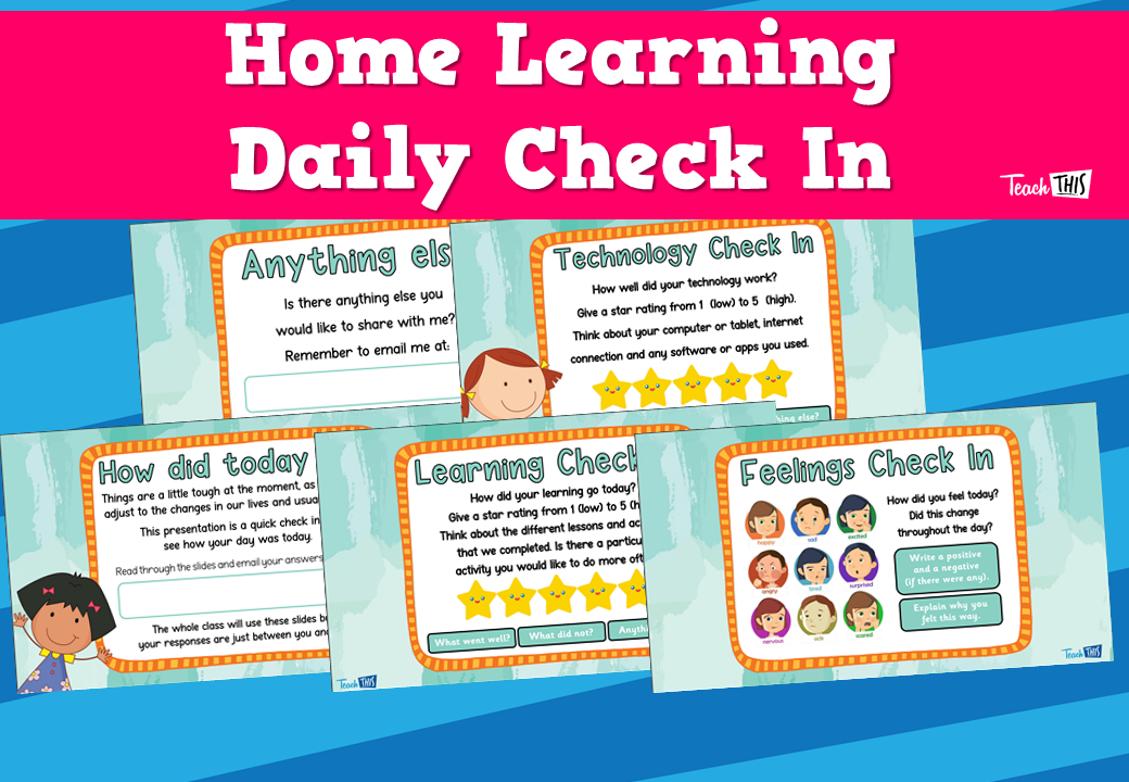 Home Learning Daily Check In