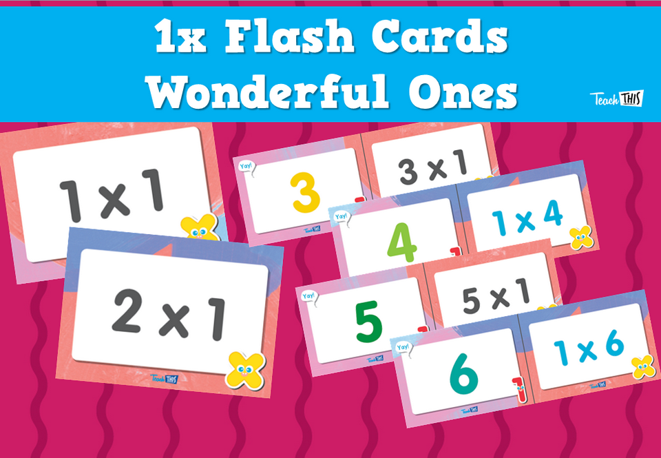 1x Flash Cards- Wonderful Ones