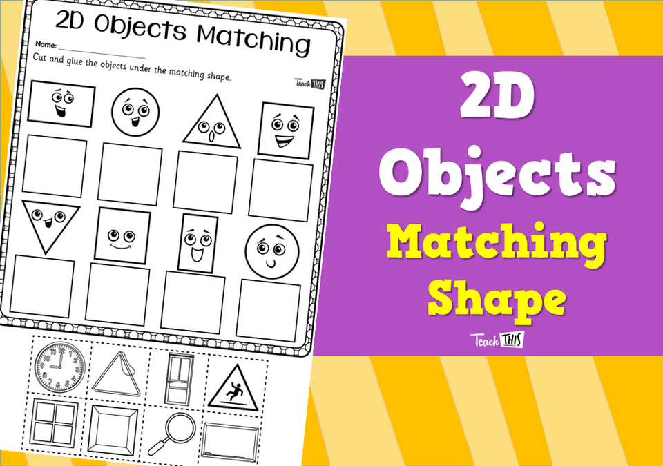 2D Objects Matching Shape