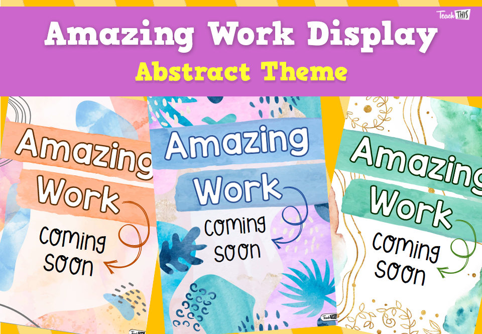 Amazing Work Display - Abstract Theme