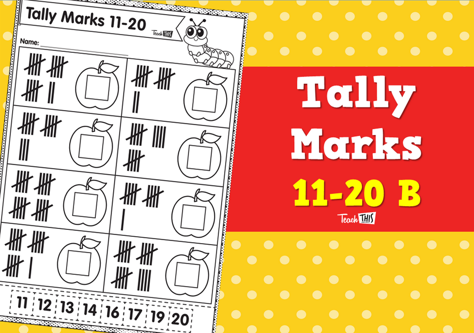 Tally Marks 11-20 B