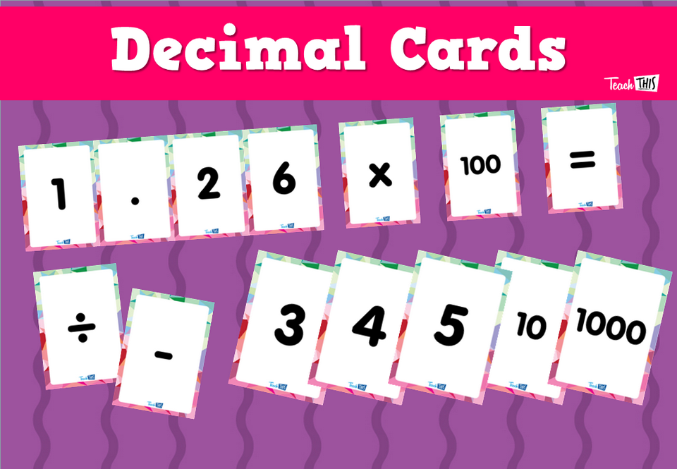 Decimal Cards
