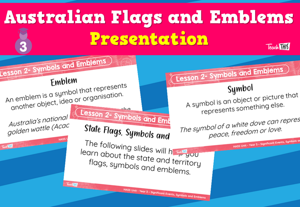 Australian Flags and Emblems - Presentation